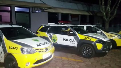 Quatro são detidos pela PM e Celta que havia sido furtado é recuperado