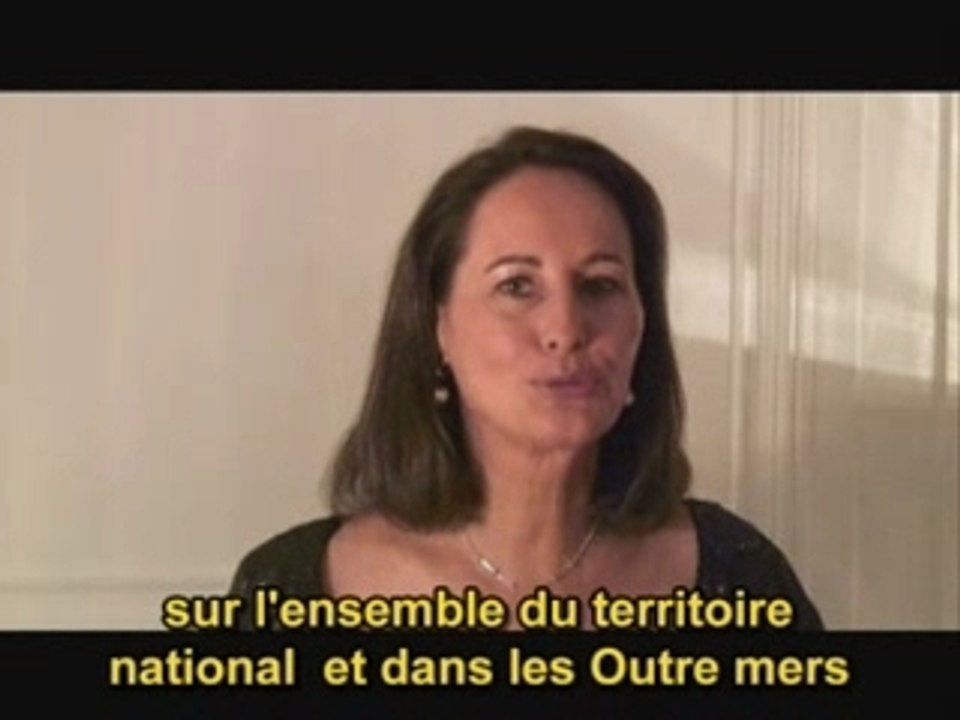 Ségolène Royal présente ses voeux 2008