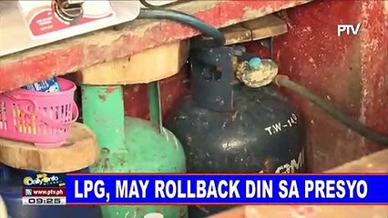 LPG, may rollback din sa presyo