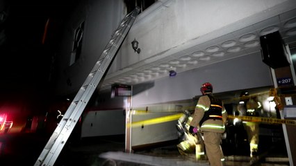 여수 무인텔 화재...몇 분만 늦었어도 '대형 참사' / YTN