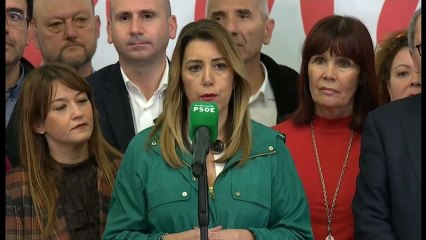 Díaz llama a todos los partidos a parar a la "extrema derecha" en Andalucía