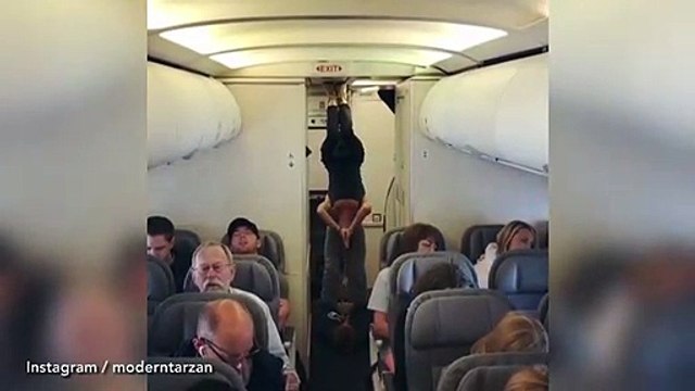 Passenger shock in viral video of plane