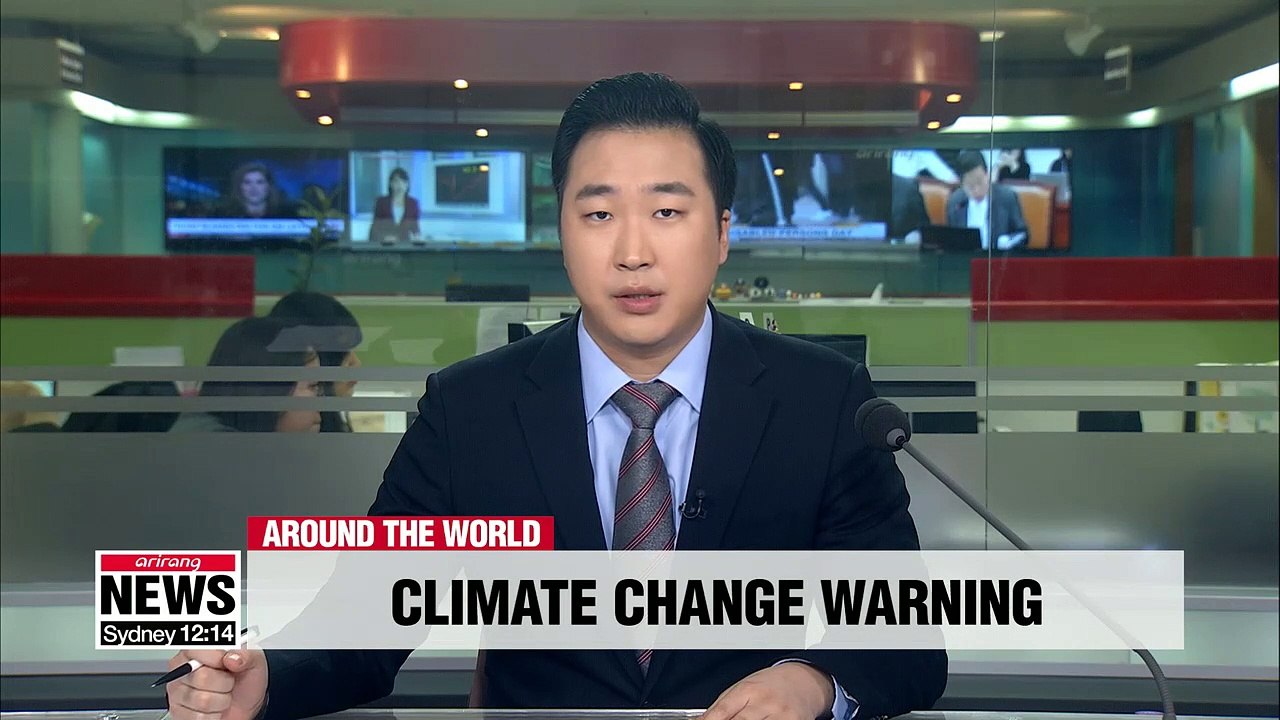 UN climate chief urges nations to act to tacke "urgent threat" of climate change