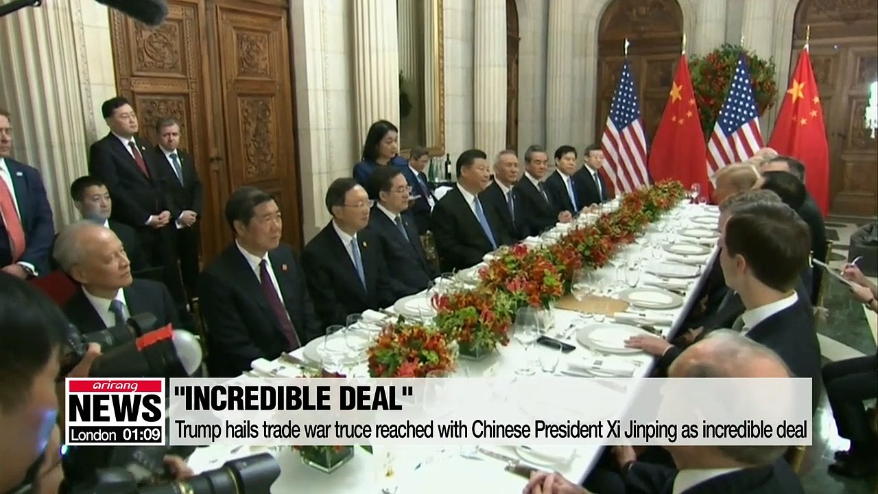 Trump hails trade war truce reached with Chinese President Xi Jinping as incredible deal