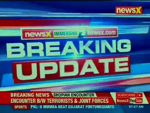 South Kashmir: Encounter in Shopian; 3 terrorists are trapped in residential area