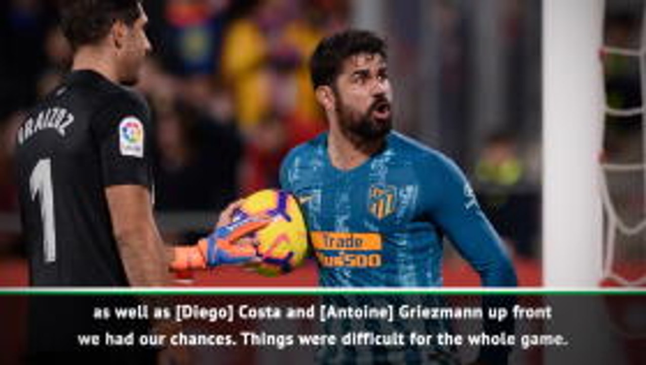 Girona draw is acceptable - Simeone