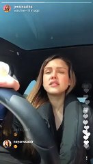 Jessica Alba Live announcing that she's doing a new movie