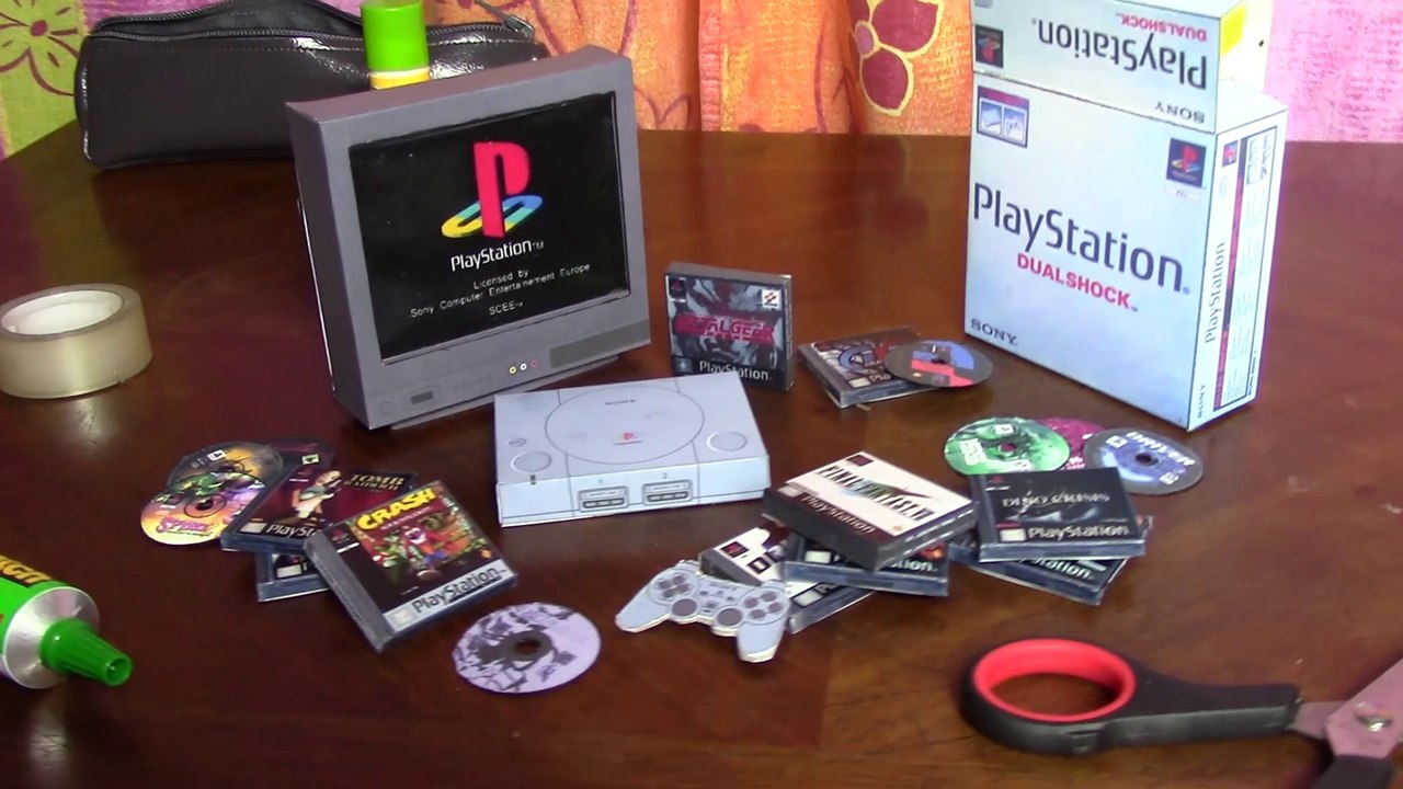 papercraft playstation