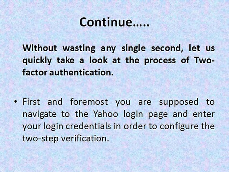 Secure Your Yahoo Mail with the Two-Factor Authentication
