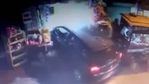 Speeding car rams into shop in Delhi’s busy Shakarpur market, CCTV Video | OneIndia News