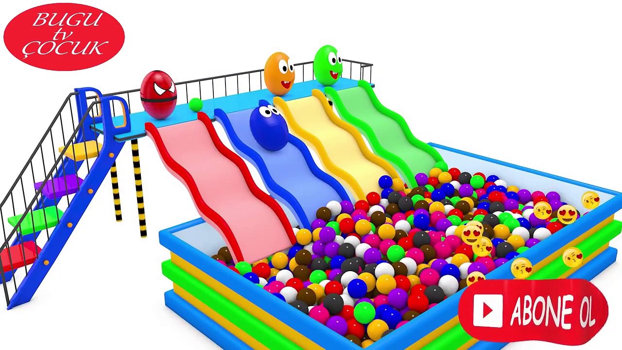 Yeni Ahşap Eğitici Oyuncak Seti ile Renkleri Öğreniyorum - Renkli Toplar Eğitici Çocuk Videoları