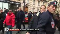 Gilets Jaunes : Entre huées et applaudissement, regardez le déplacement d'Emmanuel Macron pour constater les dégâts
