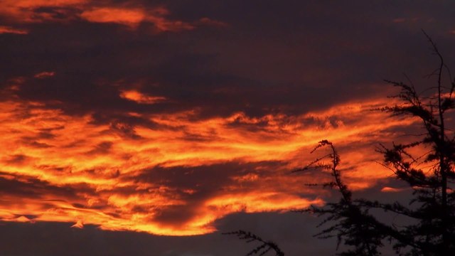 PAISAJE: Hermoso OCASO hoy 2 diciembre en Candás, Carreño, Asturias