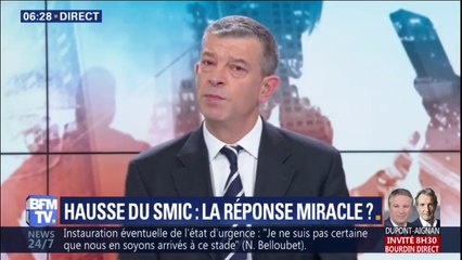 Gilets jaunes: la seule réponse économique à cette crise ? "Une hausse du Smic au 1er janvier"