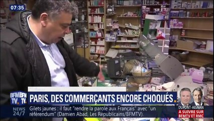 "Tout a été dévasté", témoignent les commerçants encore choqués par les pillages à Paris