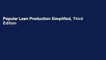 Popular Lean Production Simplified, Third Edition