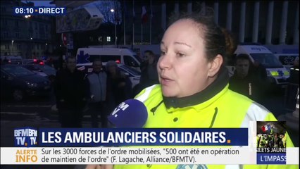 "On est dans un pays où on a une impression de répression et de matraquage fiscale" explique cette ambulancière solidaire des gilets jaunes