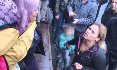 Çocuğunun yanında kapkaç yapıp böyle yalvardı