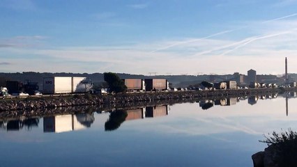 Gilets jaunes: énorme bouchon entre Fos et Port de Bouc