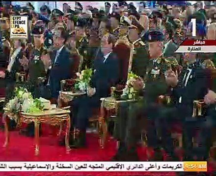 السيسى يتفقد معرض إيديكس 2018 الدولى للصناعات الدفاعية