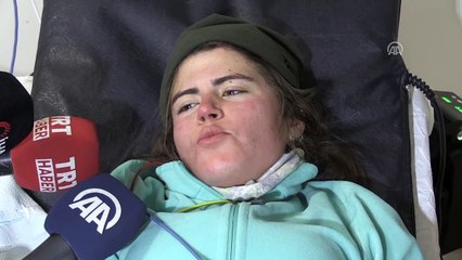 Niğde'de çığ altından kurtarılan kadın dağcı - ADANA