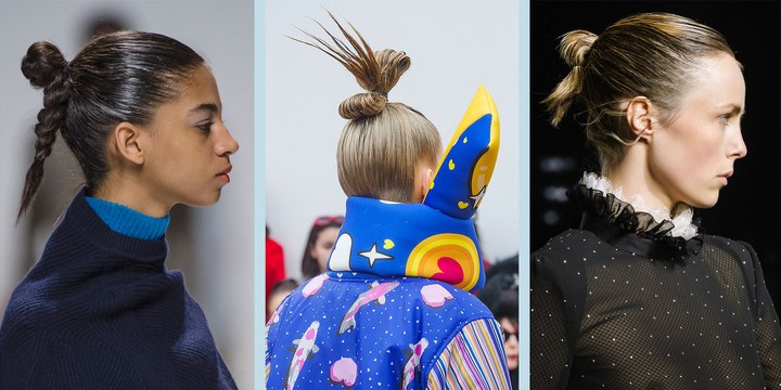 Tendance beauté automne-hiver 2018-2019 : le petit chignon boule