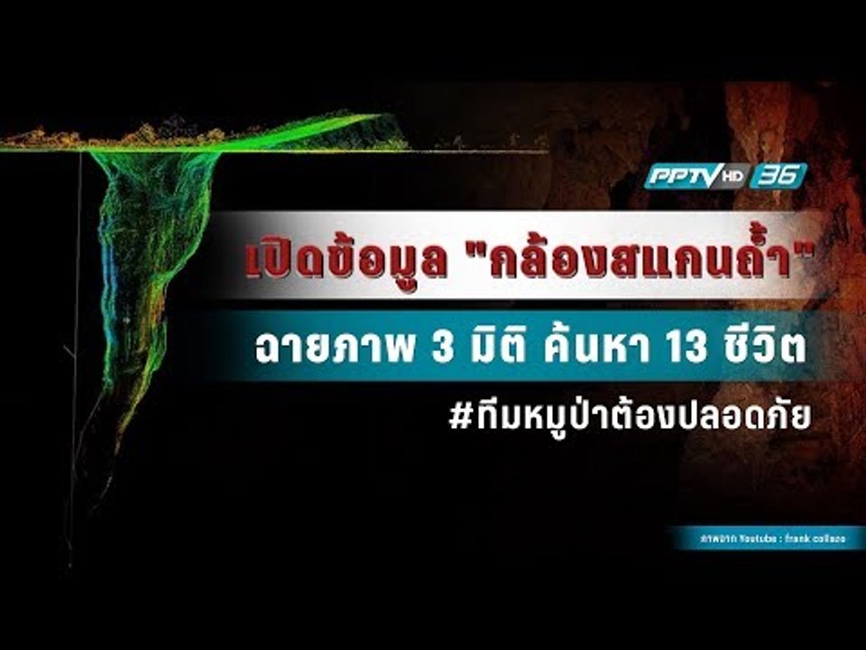 เปิดข้อมูล "กล้องสแกนถ้ำ" ฉายภาพ 3 มิติ ร่วมค้น...
