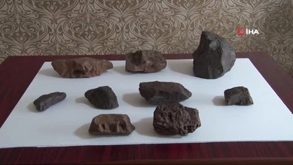 Sahilde Göktaşı Buldu