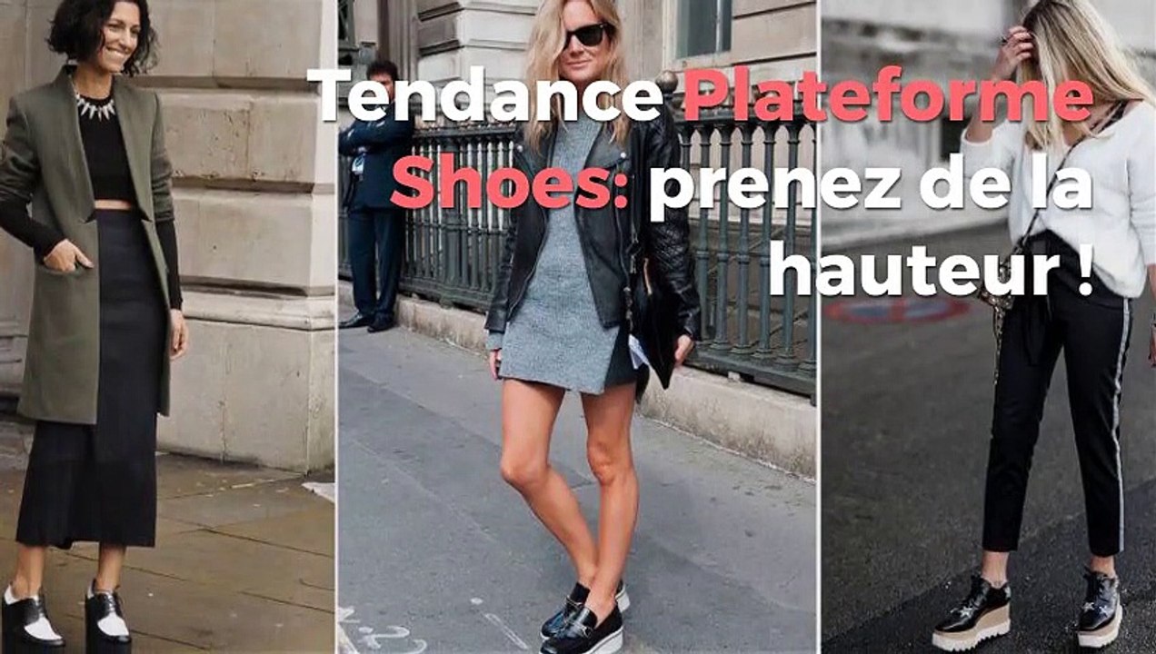 Les chaussures plateforme