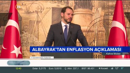 Albayrak'tan enflasyon açıklaması