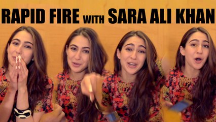 RAPID FIRE with SARA ALI KHAN | Simmba | Kedarnath |
