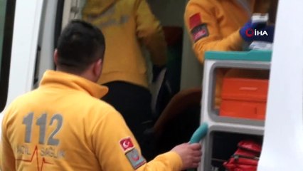 Evinde yangın çıkan yaşlı kadın ölümden döndü