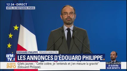 Édouard Philippe: "nous constaterons une hausse de 3% du Smic net au 1er janvier"
