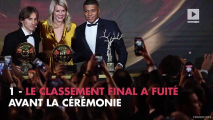 Revivez la soirée du Ballon d'Or en 5 couacs