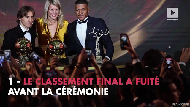 Revivez la soirée du Ballon d'Or en 5 couacs