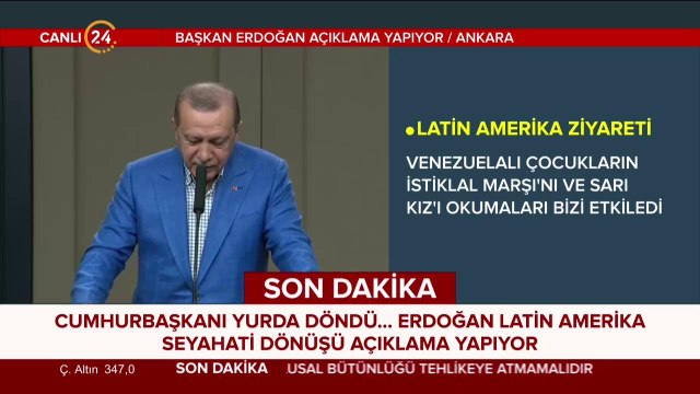 Maduro'nun Türk bayrağını kaldırması