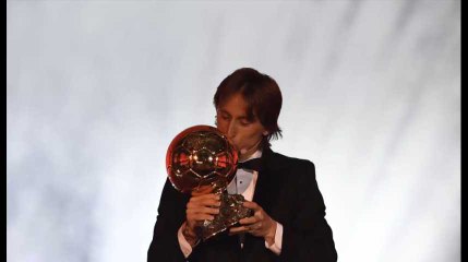 Luka Modric remporte le Ballon d'Or 2018