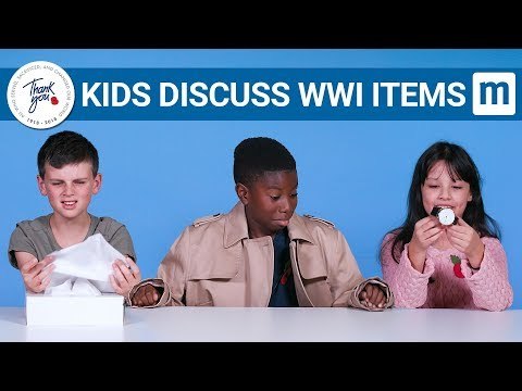 Kids Discuss First World War Items | Royal British Legion
