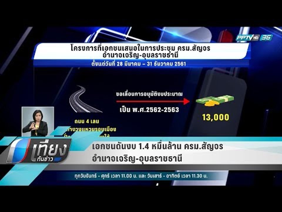 เอกชนดันงบ 1.4 หมื่นล้าน ครม.สัญจร อำนาจเจริญ-อ...