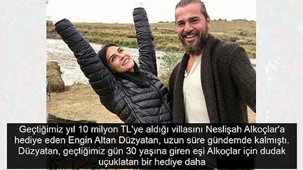 Descargar video: Diriliş Ertuğrul'un yıldızı Engin Altan Düzyatan'dan eşine dudak uçuklatan hediye