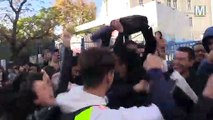 Blocage au lycée Saint-Charles à Marseille