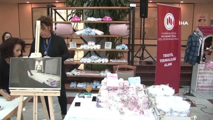 Engelli Öğrencilerin Ürettikleri Birbirinden Güzel Ürünler Sergilendi