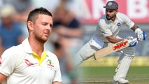 India VS Aus 1st Test: Virat Kohli will hammer if provoked, Hazlewood warns team | वनइंडिया हिंदी