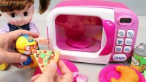 Cooking Microwave Oven Kitchen Baby Doll Toys Play Doh Toy Surprise Eggs