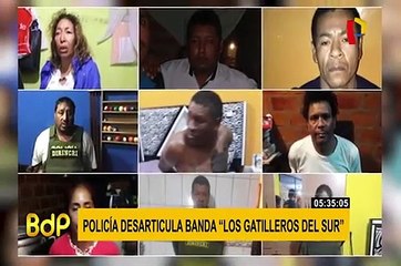 Pisco: desarticulan organización criminal “Los Gatilleros del Sur” tras megaoperativo