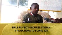 Epileptic boy endures stigma and rejections to score 405