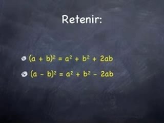 Identités Remarquables