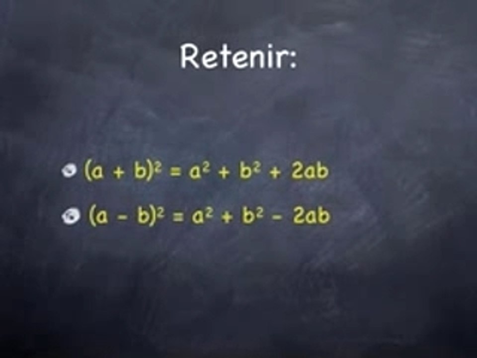 Identités Remarquables