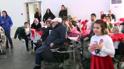 Ergene’de sevgiye engel yok...Engelliler ve aileleri programda bir araya geldi