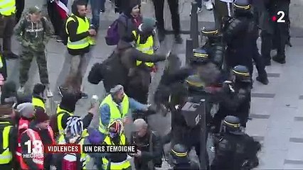"Nous avons subi des jets d'acide" : un CRS raconte les affrontements en marge des manifestations des "gilets jaunes" à Paris